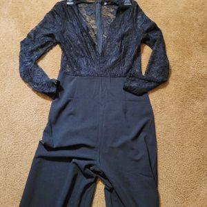 Black Lace Jumpsuit